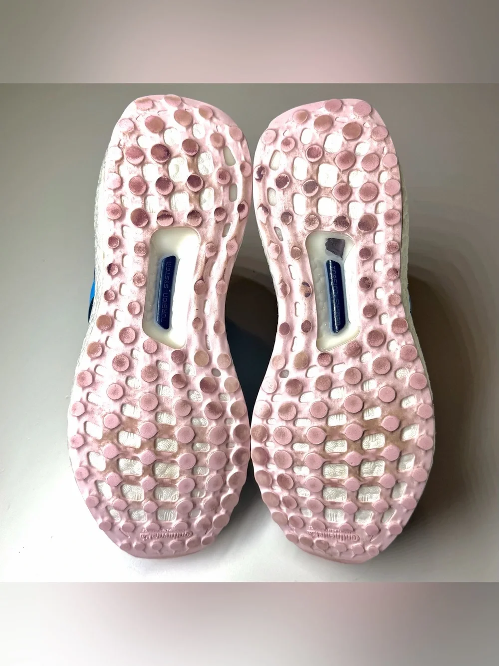 Adidas Women’s Ultraboost 1.0 Navy/ Pink / White Running Shoes Size- 8.5